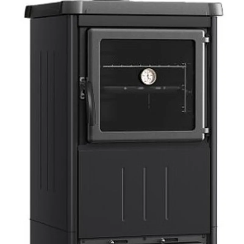 La Nordica nova FORNO.16 steel - Anthracite Noir poêle à bois