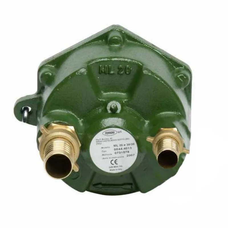 Pompe à eau sur prise force tracteur Ferroni ML 20, raccord de 30-19 mm