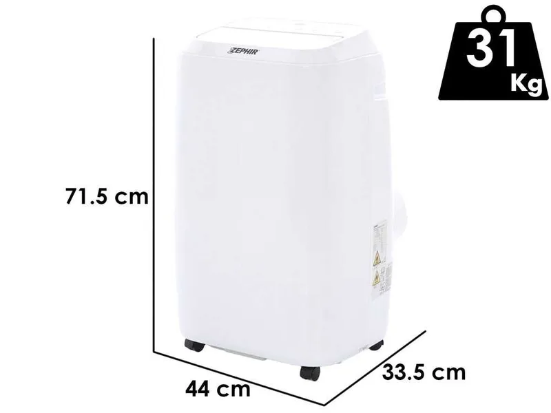 Zephir ZPO12000 - Climatiseur mobile - 3 en 1 - 12 000 BTU