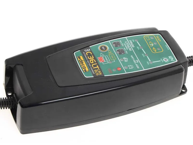 Chargeur de batterie automatique et mainteneur de charge deca sm C36LT canbus - batteries jusqu'à 75Ah