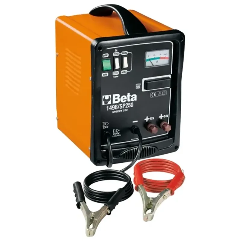 Beta 1498/SP250 - Chargeur de batterie et démarreur portable - 12/24 V - Monophasé