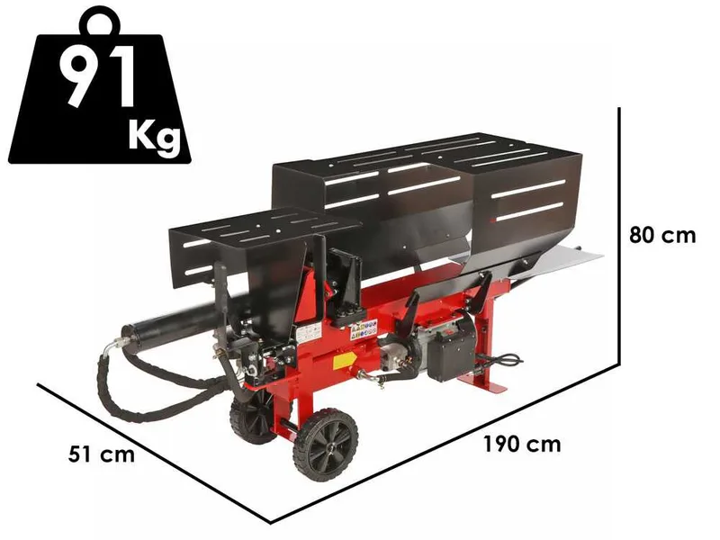 GeoTech LSP9 HE EVO - Fendeuse à bois électrique - Horizontale - 230 V