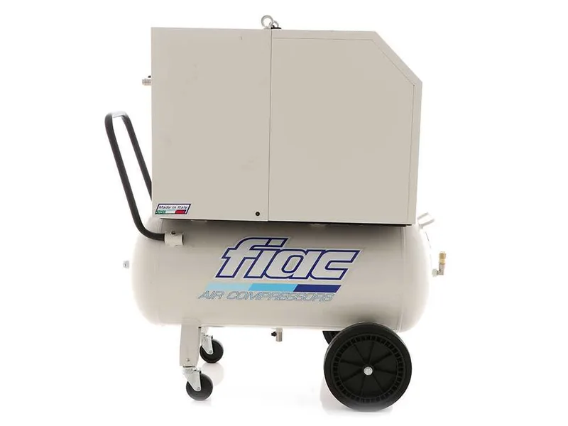 Fiac Silent AB90/360M - Compresseur d'air électrique monophasé à courroie - Moteur 3 CV - 90 L