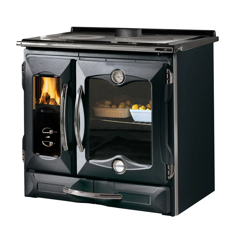 La Nordica Suprema 16 cuisinière à bois fonte noir