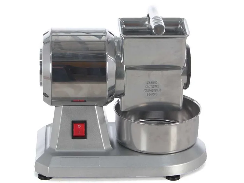 Agrieuro Top Line Basic Silver - Râpe électrique de table - en aluminium moulé sous pression - 250W