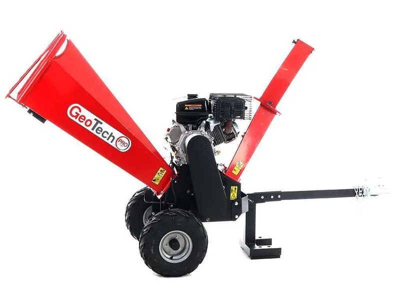 GeoTech Pro PCS 150L - Broyeur de branches thermique professionnel - Moteur Loncin1 5 CV