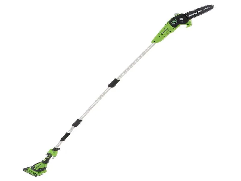 Greenworks G40PSFK2 - Élagueuse à batterie sur perche de rallonge - Batterie de 40V 2Ah
