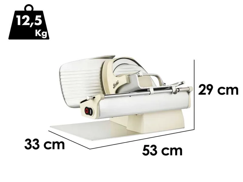Berkel Home Line Plus 200 Crème Mate - Trancheuse avec lame 195 mm