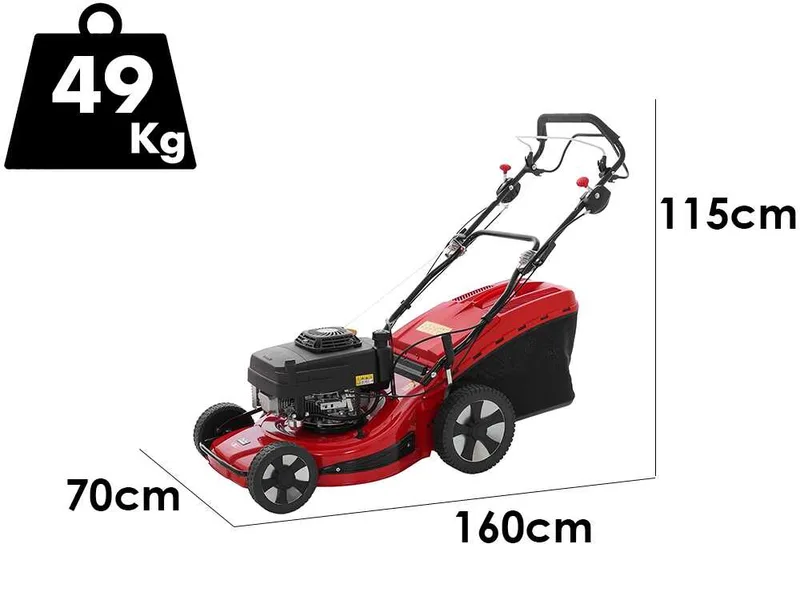 Marina Systems AGRI 55 SKW 3V - Tondeuse à gazon thermique tractée - Moteur Kawasaki FJ180V
