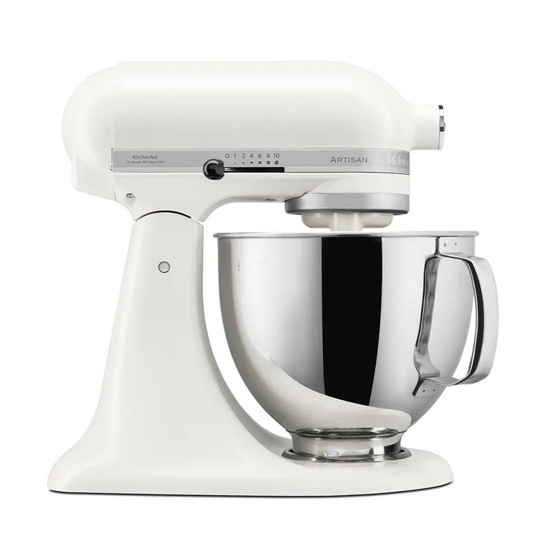 KitchenAid Artisan 5KSM125-EPL Porcelain White - Batteur mélangeur planétaire avec tête relevable