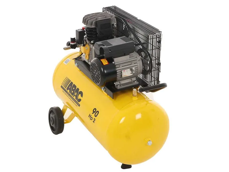Abac line B26/90 CM2 - Compresseur d'air électrique monophasé par courroie - Moteur 2 CV - 90 litres