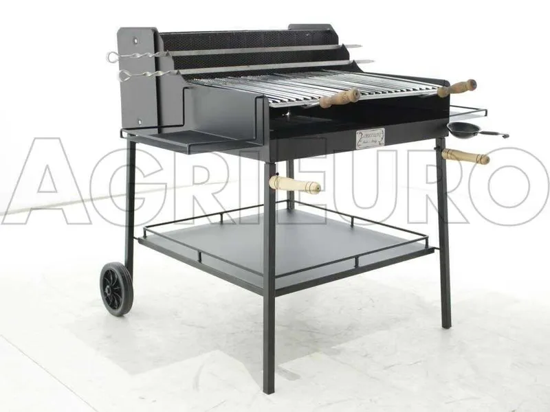 Cruccolini Fuocone Umbria - Barbecue à bois et charbon en fer artisanal