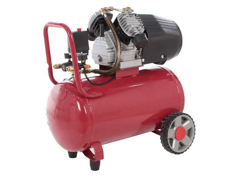 GeoTech AC50-10-30VC - Compresseur électrique 50 L air comprimé - Moteur 3 CV