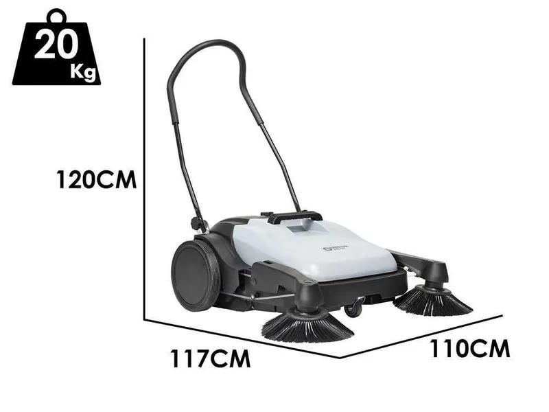 Nilfisk SW 250 Balayeuse à poussée manuelle - avec bac de ramassage