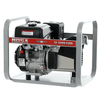MOSA GE 5000 KBM - Groupe électrogène 4.4 KW monophasé - Alternateur italien - Moteur Kohler CP CH 395