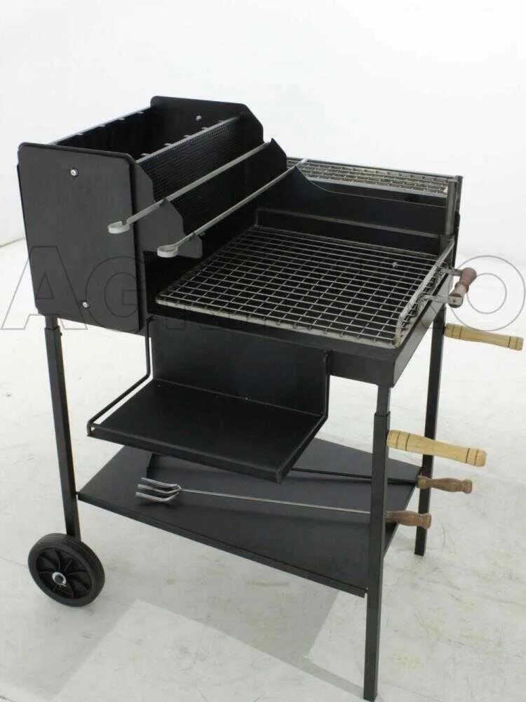 Cruccolini Ghiottone - Barbecue à bois et charbon en fer artisanal