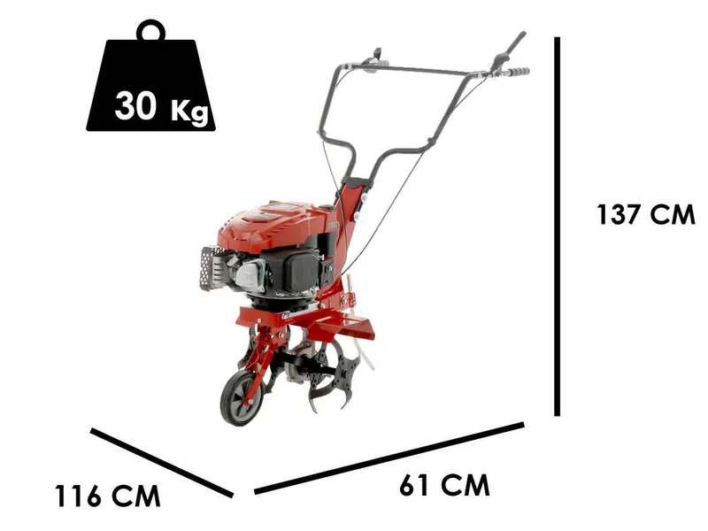 Einhell GC-MT 2536 - Motobineuse à essence - Moteur 150 cm3