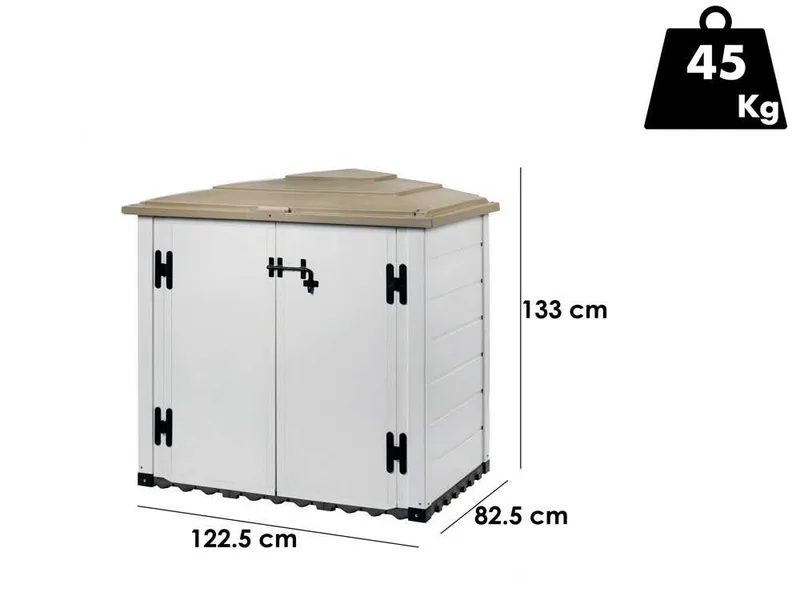Garofalo Tuscany Evo 100 - Boîte à outils - 122,5 x 82,5 x 133 cm