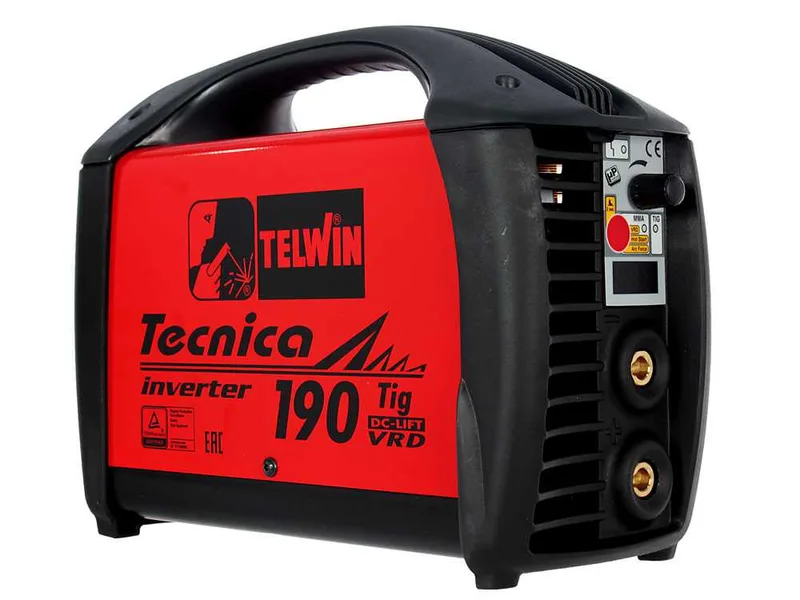 Telwin Tecnica TIG 190 DC - Poste à souder inverter (TIG LIFT, MMA) + Kit, courant continu (DC)