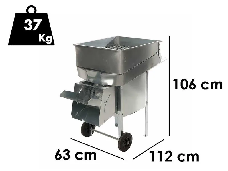 Turbo 11-S Vibra - Effeuilleuse électrique vibrante pour olives - Avec grille de préfiltrage et variateur de vitesse