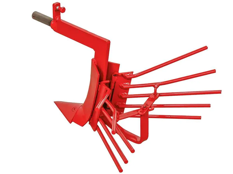 Butteur AS1-5 avec ailes arracheuses de pommes de terre et attache rapide réglable avec barre porte-outils - Pour motoculteurs de 6 à 10 CV