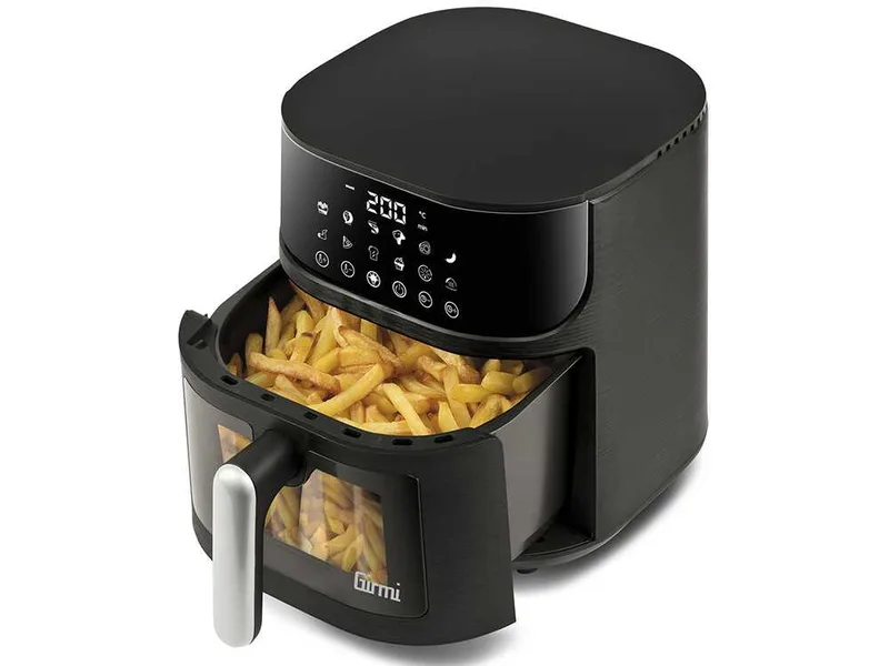 Girmi FG78 EcoFrit Black - Friteuse sans huile 6L