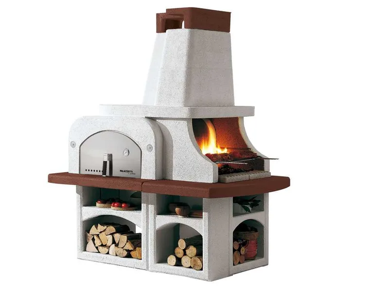 Palazzetti Parenzo - Barbecue en maçonnerie avec four