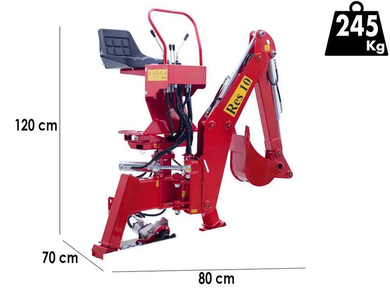Agrieuro Top Line RES10 - Pelle-rétro pour tracteur