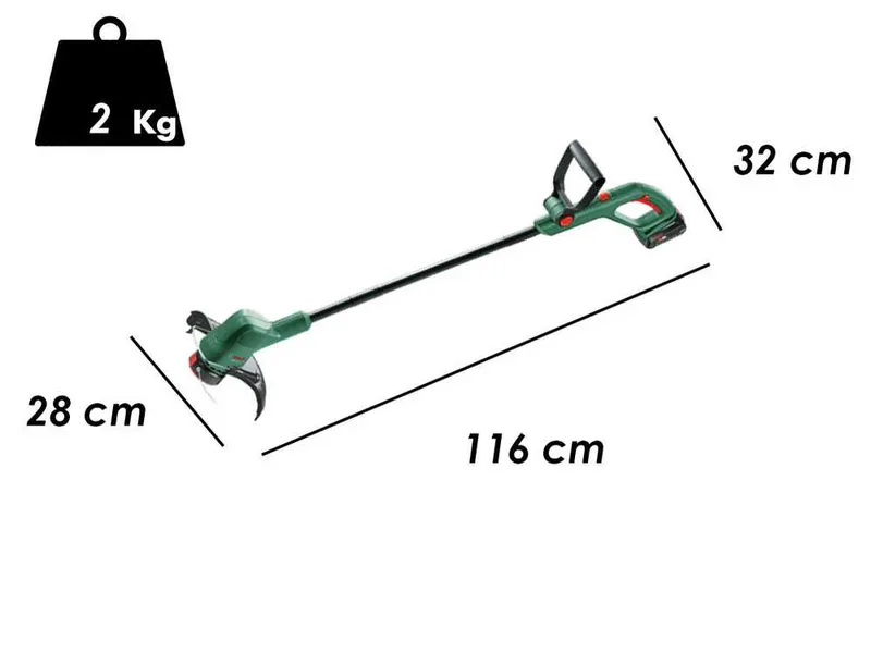 Bosch EasyGrassCut 18V / 26 - Coupe-bordure à batterie - 18 V 2 Ah