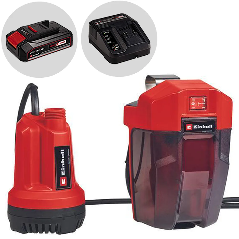 Einhell GE-SP 18 Li - Pompe immergée à batterie 18V 2,5 Ah