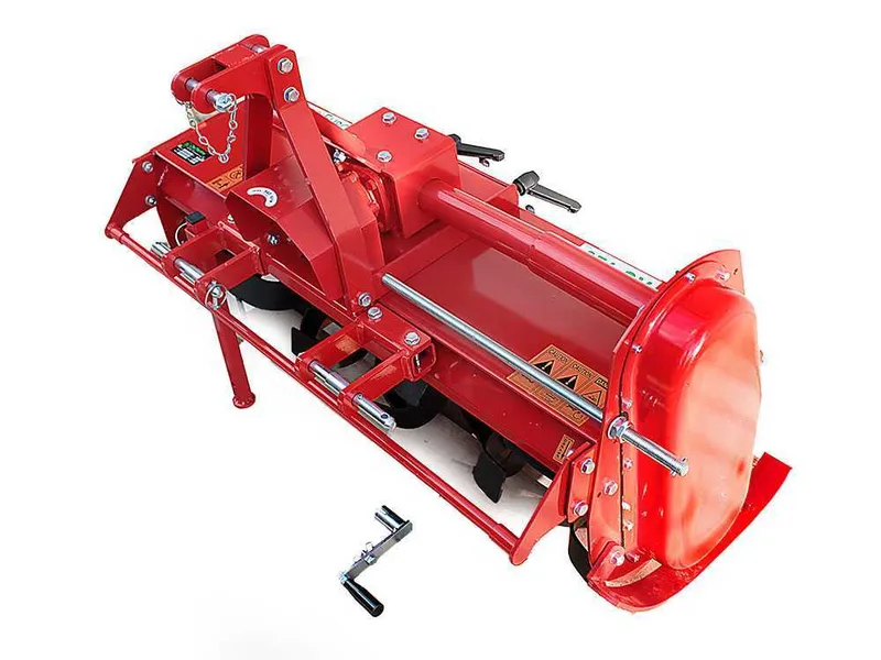 Fraise rotative pour tracteur série moyenne-légère AgriEuro modèle RS 105 avec kit déplacement manuel - Prise de force anti-horaire (Rotation vers la gauche)