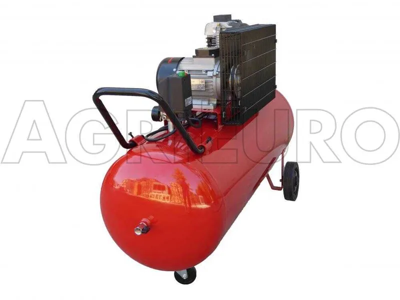 Fini Advanced MK 103-200-3 - Compresseur d'air électrique triphasé à courroie - Moteur 3 CV - 200 L