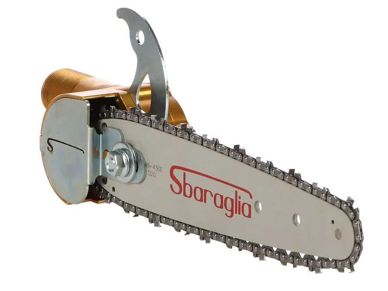 Tronçonneuse pneumatique Sbaraglia Turbo avec lame carving 8" - élagueuse