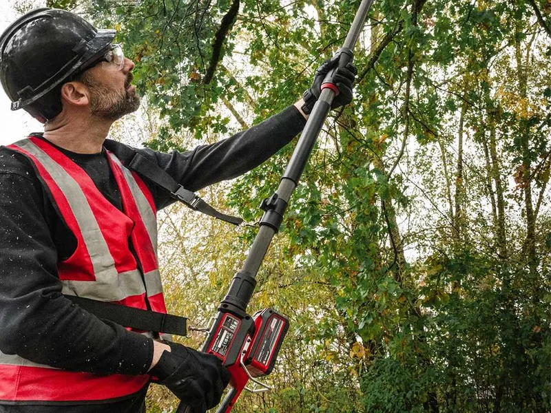 Einhell GP-LC 18/20 Li T BL - Élagueuse électrique à batterie sur perche télescopique - 18 V