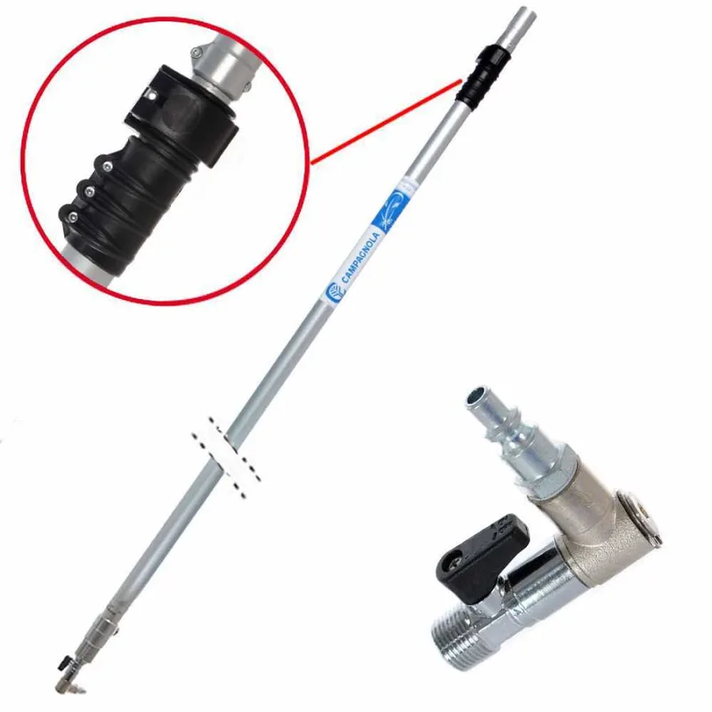 Perche de rallonge en aluminium pneumatique Campagnola ExtraLight - Télescopique 138-234 cm