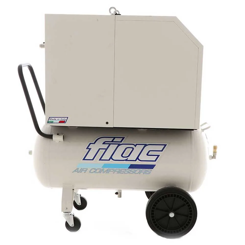 Fiac Silent AB90/360M - Compresseur d'air électrique monophasé à courroie - Moteur 3 CV - 90 L