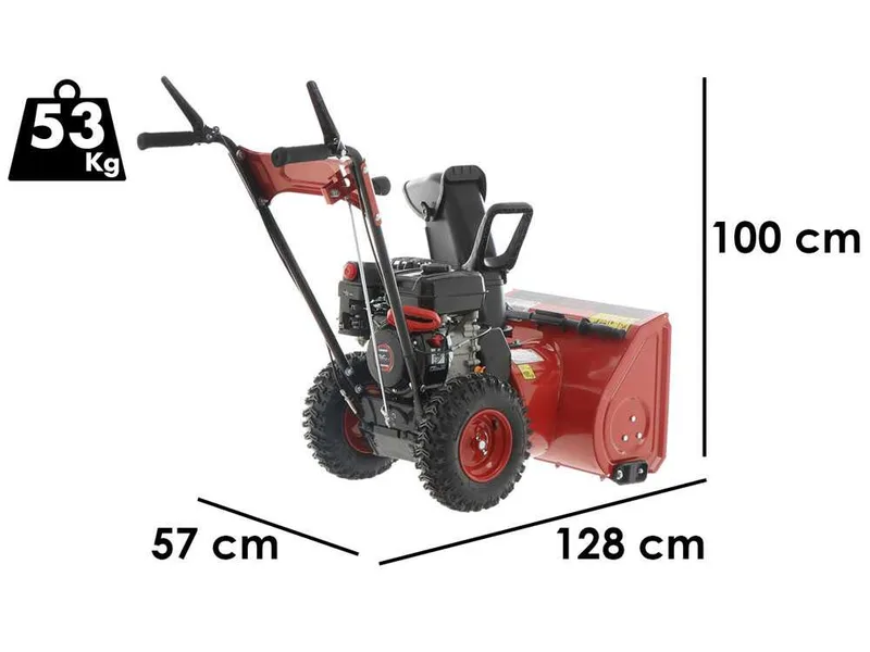 GeoTech ST 557 W EVO - Fraise à neige thermique - Loncin H200