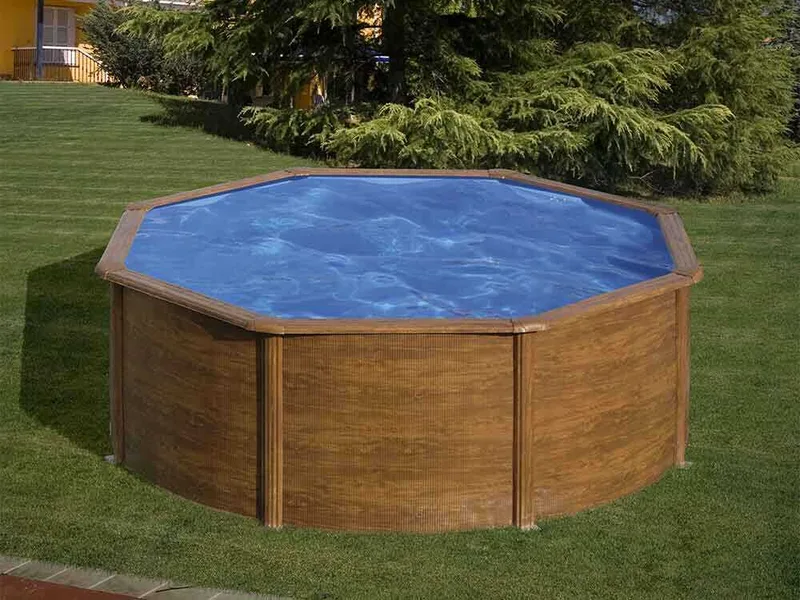Gre Pacific Ronde Ø300 x 120 cm - Piscine hors-sol en acier