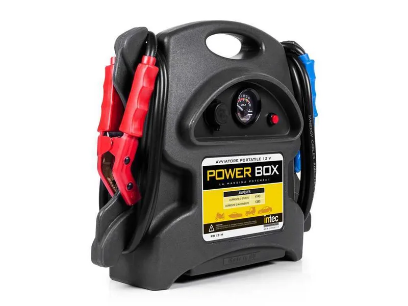 Intec PB12-M - Démarreur professionnel 12V - portable à batterie - courant de démarrage 1380A