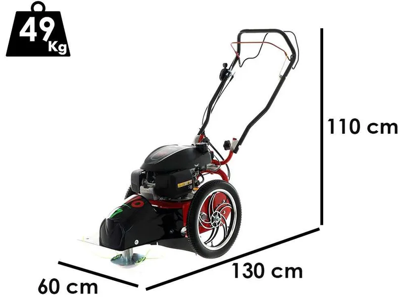 Blue Bird FLO SPEED 7HO - Débroussailleuse sur roues à essence 4 temps autotractée - Honda GCVx 170