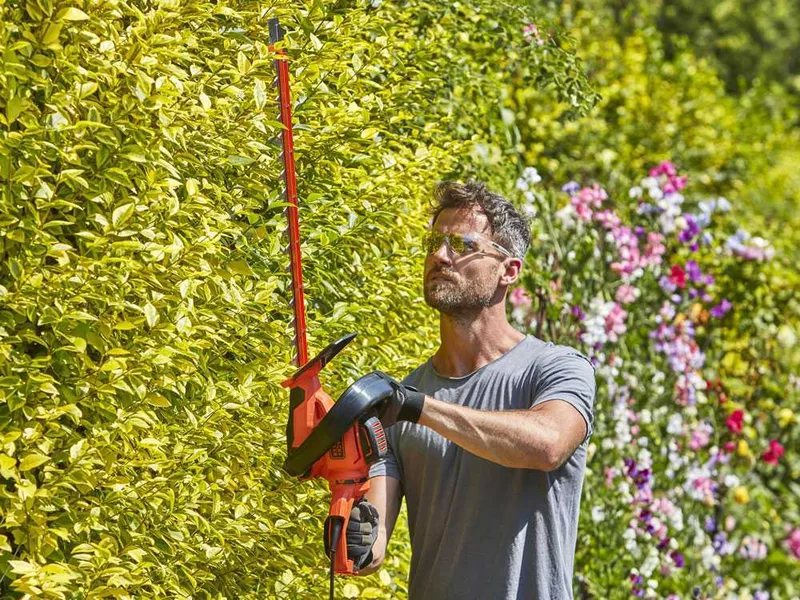 Black & Decker BEHTS551-QS - Taille-haie électrique avec lame de 60 cm - 650W