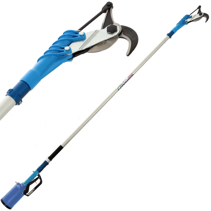 Sécateur pneumatique de taile Paterlini Ara 8/U - perche fixe de 1.5 mètre - à air comprimé