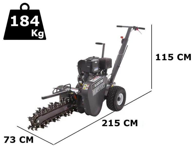 BlackStone TS 420 B&S - Trancheuse de sol thermique - B&S XR2100