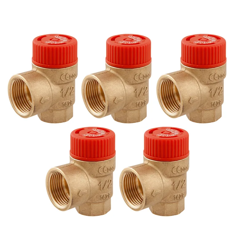 Afriso Vanne de sécurité à membrane MS Rp 1/2" x Rp 3/4" lot de 5