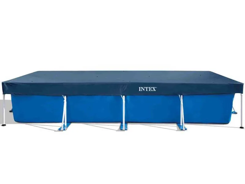 Bâche de protection Frame rectangulaire Intex 28039 - 450x200 cm