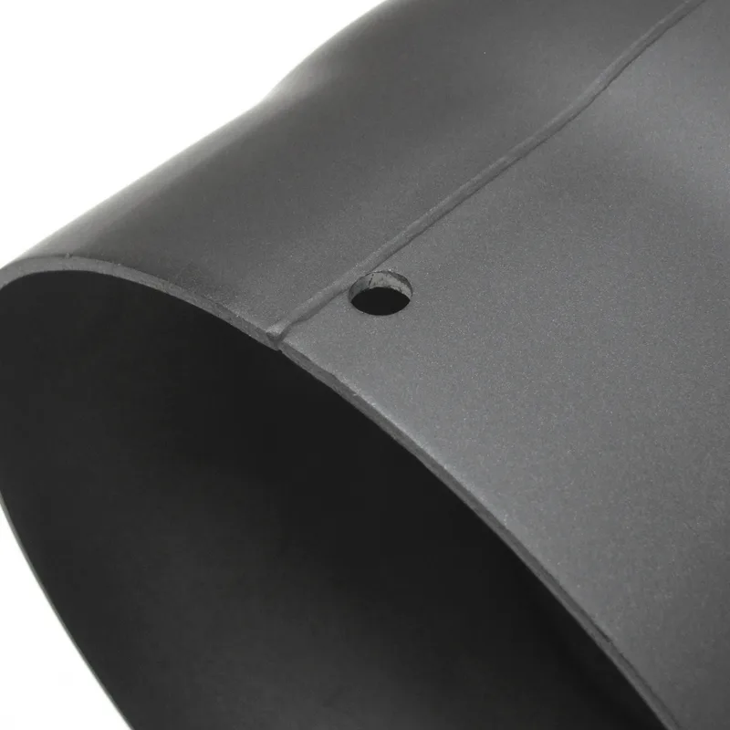Raik Basic coude de tuyau de fumée 150mm gris fonte 90° – 2 pièces avec porte poncée pour tuyau de fumée / conduit de fumée