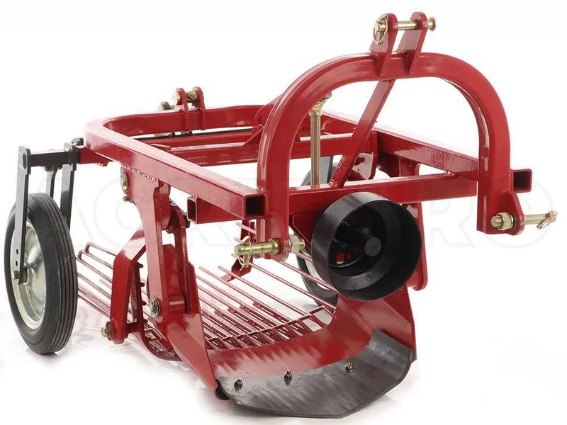 GeoTech Pro PD-50N - Arracheuse de pommes de terre - Convient aux pommes de terre, oignons et ail - Tamis oscillants - Pour tracteurs avec attelage à trois points
