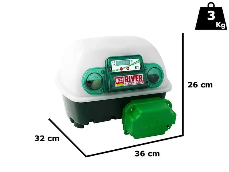 River Systems ET 12 - Couveuse à œufs automatique - 12 œufs