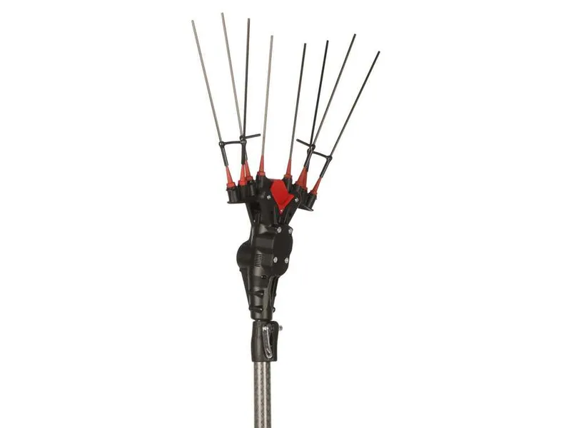 Castellari Vertigo Carbon XL 18V - Peigne vibreur à batterie au lithium 18 V 5.2 Ah - Perche télescopique 280 à 410 cm