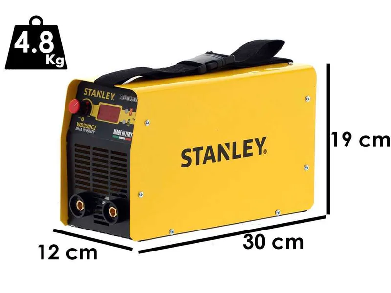 Poste à souder à inverter à électrode MMA Stanley WD200IC2 - avec Kit MMA - Cycle @200A